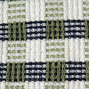 White & Sage Warp | White & Blue Weft White & Sage Warp | White & Blue